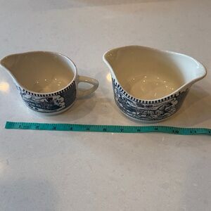 Classic Blue and White Serveware Set